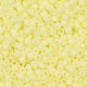 Miyuki Delica Perlen 11/0 - Opaque pale yellow matted DB-1511